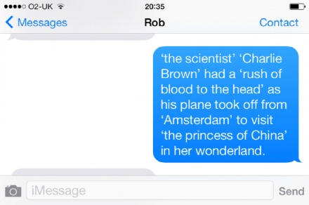 COLDPLAY and the flight of ‘Charlie Brown’